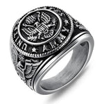 Us military signet ring 7 (54.4 mm) / Silver nz