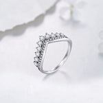 V Shaped Crown ring nz