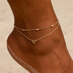 Valentine’s anklet Gold nz