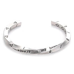 Valentine’s Bangle Silver nz