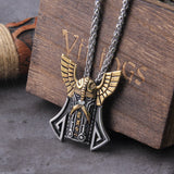 Valhalla Guardian Pendant Gold and silver / 70 cm nz