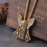 Valhalla Guardian Pendant Golden / 70 cm nz