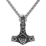 Valknut hammer necklace nz