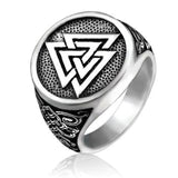 Valknut mythical Ring 7 (54.4 mm) / Silver nz