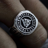 Valknut Ring 8 (57 mm) nz