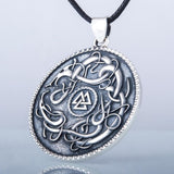 Valknut Silver Pendant nz
