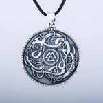 Valknut Silver Pendant nz