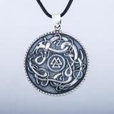 Valknut Silver Pendant nz