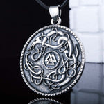 Valknut Silver Pendant nz