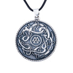 Valknut Silver Pendant nz