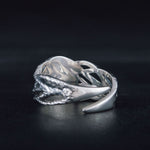 Valknut Silver Ring nz