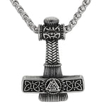 Valknut steel hammer pendant nz
