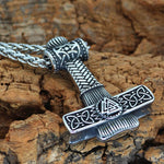 Valknut steel hammer pendant nz
