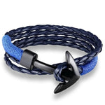 Various colours anchor bracelet Blue nz