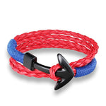 Various colours anchor bracelet Red nz