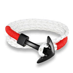 Various colours anchor bracelet White nz