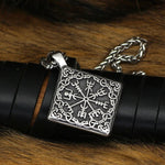 Vegvisir Compass Pendant Stainless Steel nz