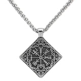 Vegvisir Compass Pendant Stainless Steel nz