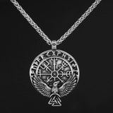 Vegvisir Raven Pendant nz