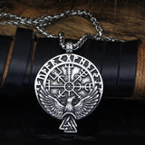 Vegvisir Raven Pendant nz