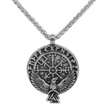Vegvisir Raven Pendant nz