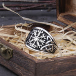 Vegvisir Scandinavian ring Silver / 7 (54.4 mm) nz