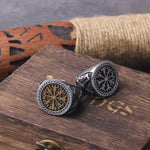 Vegvisir Signet Ring Stainless Steel nz