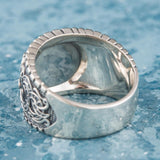 Vegvisir silver ring 5 (49.32 mm) nz
