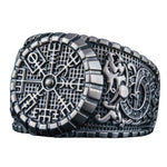 Vegvisir silver ring 5 (49.32 mm) nz