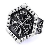 Vegvisir symbol Signet Ring nz