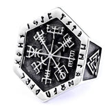 Vegvisir symbol Signet Ring nz