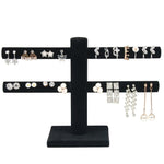 Velvet earring holder Black nz