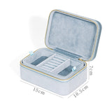 Velvet jewellery box for girls Blue nz
