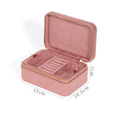Velvet jewellery box for girls Dark pink nz