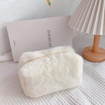 Velvet toiletry bag White nz