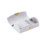 Velvet Travel Jewellery Case Grey nz