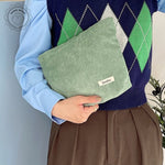 Velvet travel toiletry bag Green nz