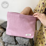 Velvet travel toiletry bag Pink nz