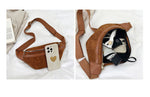 Velvet vintage bum bag nz