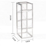 Vertical Makeup holder Transparent nz