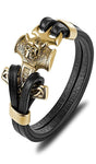 Viking Anchor Bracelet Gold nz