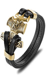 Viking Anchor Bracelet Gold nz