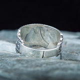 Viking armour silver ring nz