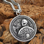 Viking axe and shield pendant nz