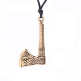 Viking Axe Necklace Bronze nz