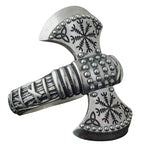 Viking axe ring silver nz