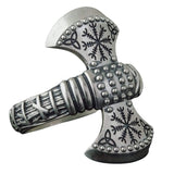 Viking axe ring silver nz