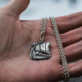Viking boat necklace nz