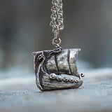 Viking boat necklace nz