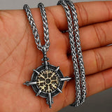 Viking compass pendant nz